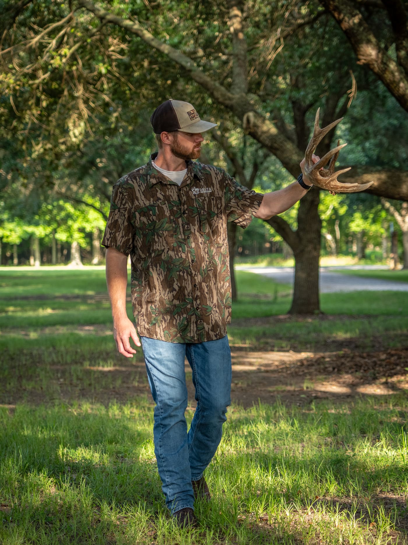 Delta Land agent on hunting land